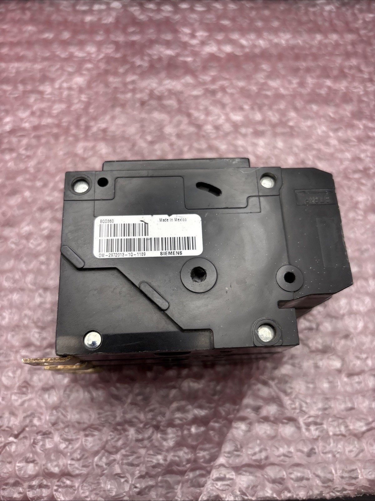 Siemens BQD360 Bolt-On Breaker 60A 3 Pole 480Y/277V *GREAT CONDITION*