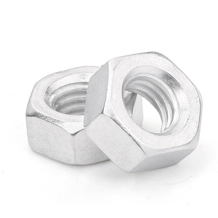 M3 M4 M5 M6 M8 M10 M12 M14 M16 Aluminum Alloy 6061 Hexagon Nuts Hex Nut