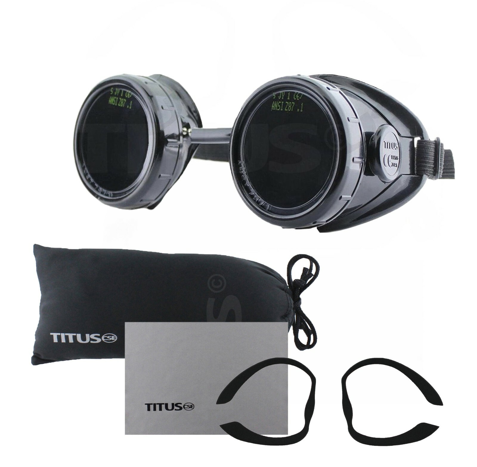 Titus #14 Welding Eye Protection Goggles Glasses Arc Mig Tig Laser Mechanic Tech