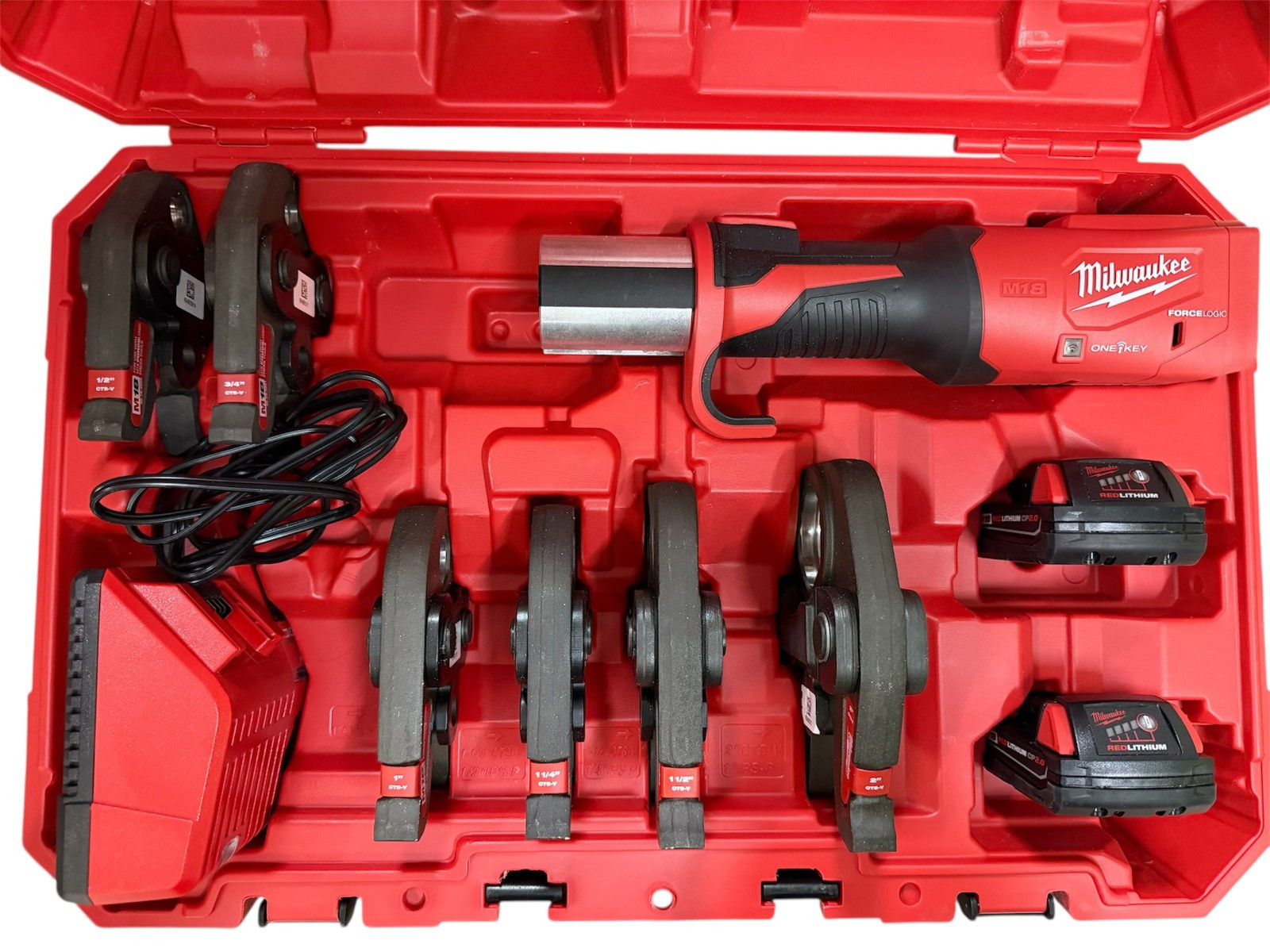 Milwaukee 2473-22 M12 12-Volt Lithium-Ion Force Logic Cordless Press Tool Kit
