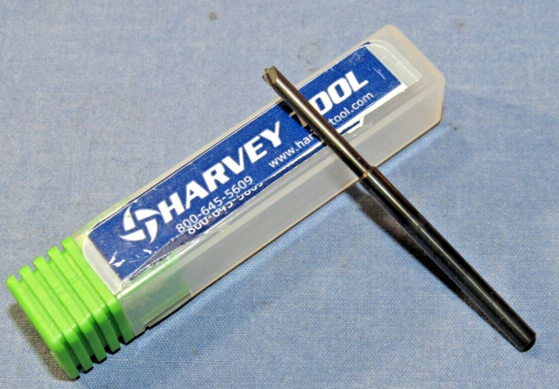 Harvey Tool Carbide Rounding End Mill 0.010cr long reach