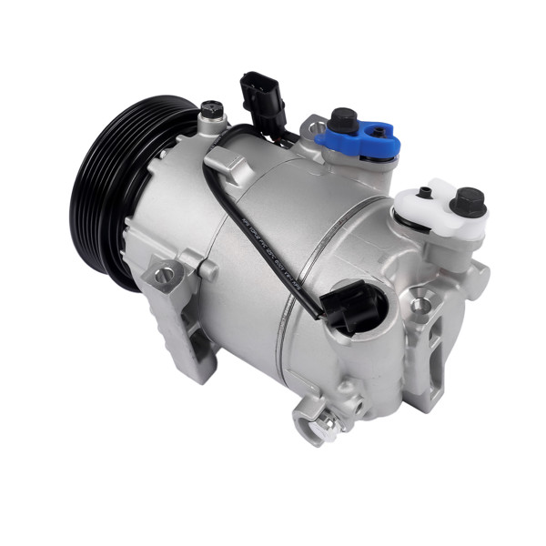 A/C Compressor with 6-Groove Pulley & VSE14 Style Fits for Kia Forte 2022-2024