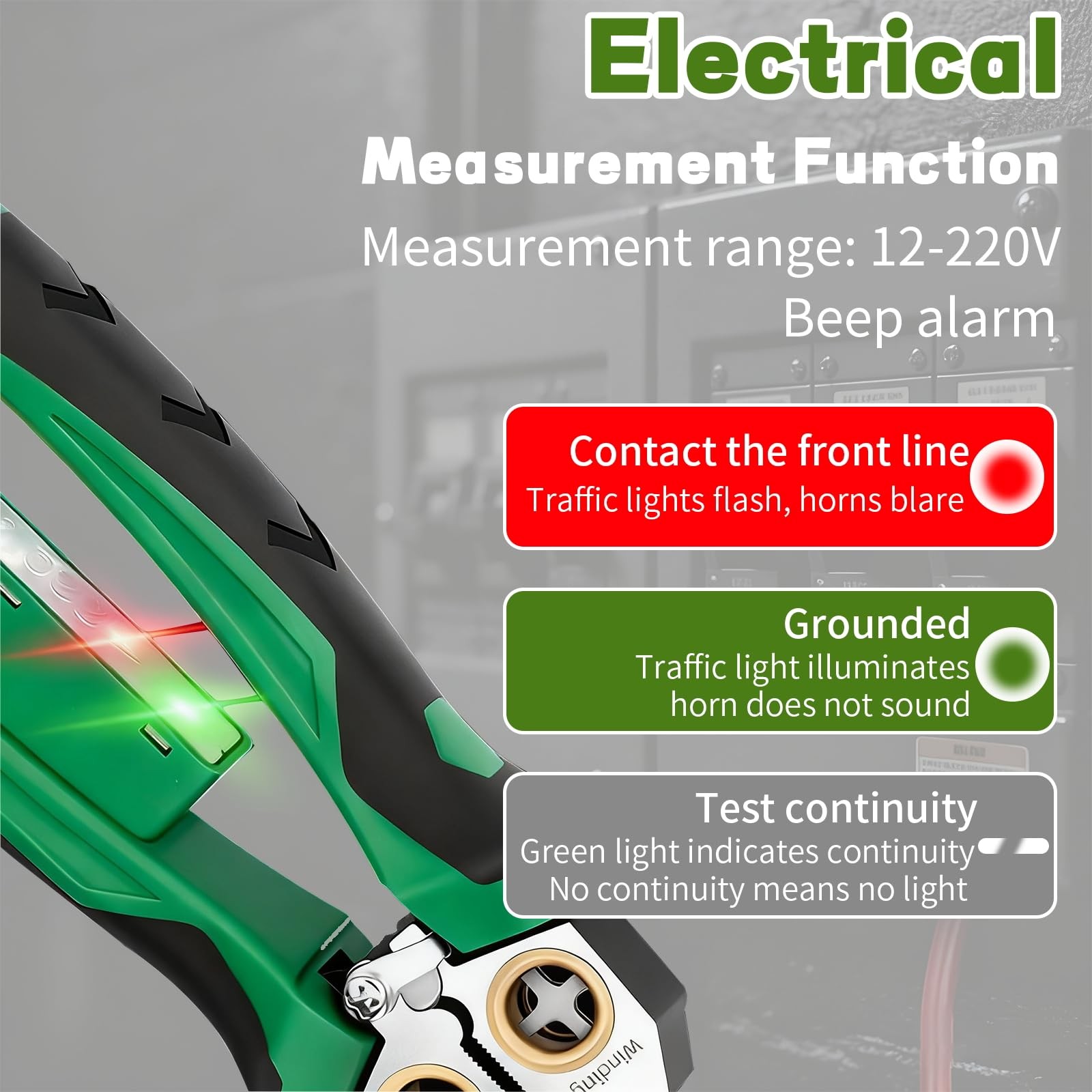 2026 New 8 in 1 Wire Stripper with Voltage Tester, 2 PCS Multifunctional Heav…