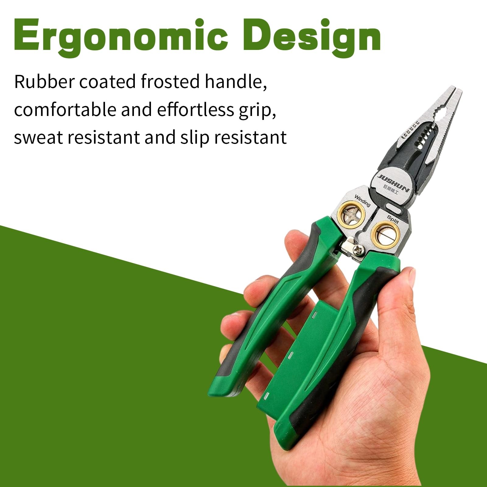 2026 New 8 in 1 Wire Stripper with Voltage Tester, 2 PCS Multifunctional Heav…
