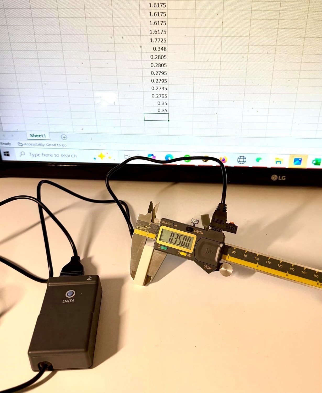 iGAGING Absolute Origin 0-6″ Digital Caliper, IP54 Stainless Steel, SPC/USB Port