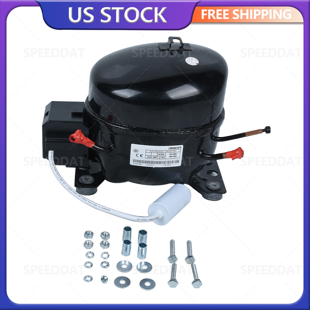 Compressor Assembly R-134A 115V 60Hz Fit Sub Zero Embraco EMU30HSC 700-6959 US