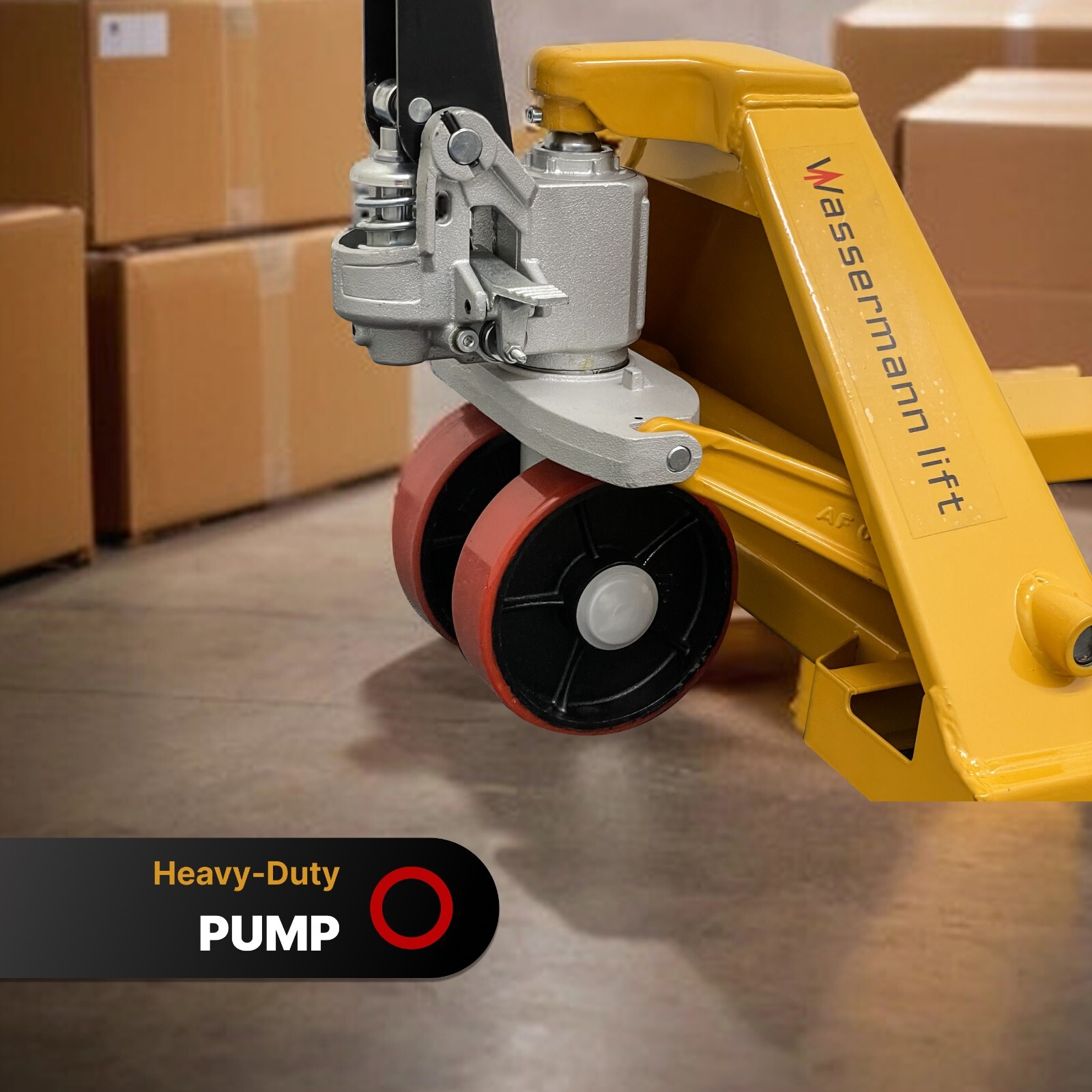WASSERMANN LIFT Manual Pallet Jack 48″X 27″ Fork 5500 LB Hand Pallet Truck