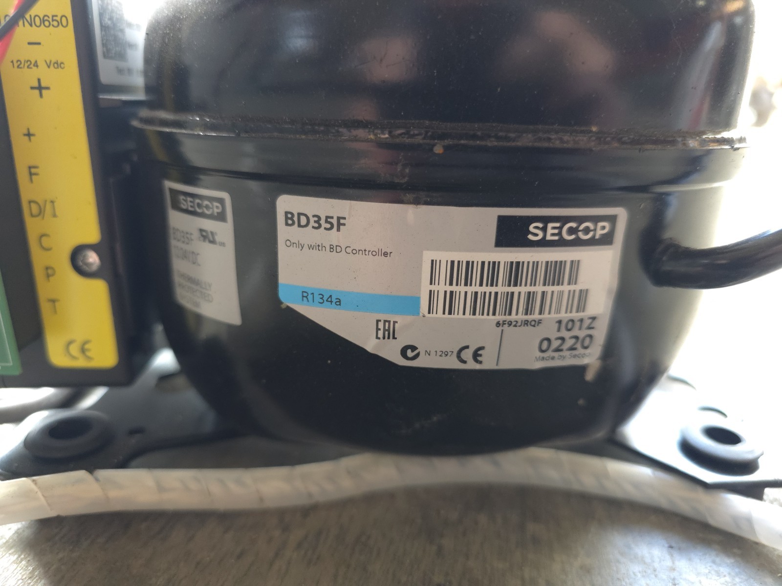 Secop bd35f Compressor 101n0650 sunon cs-70-ino AC