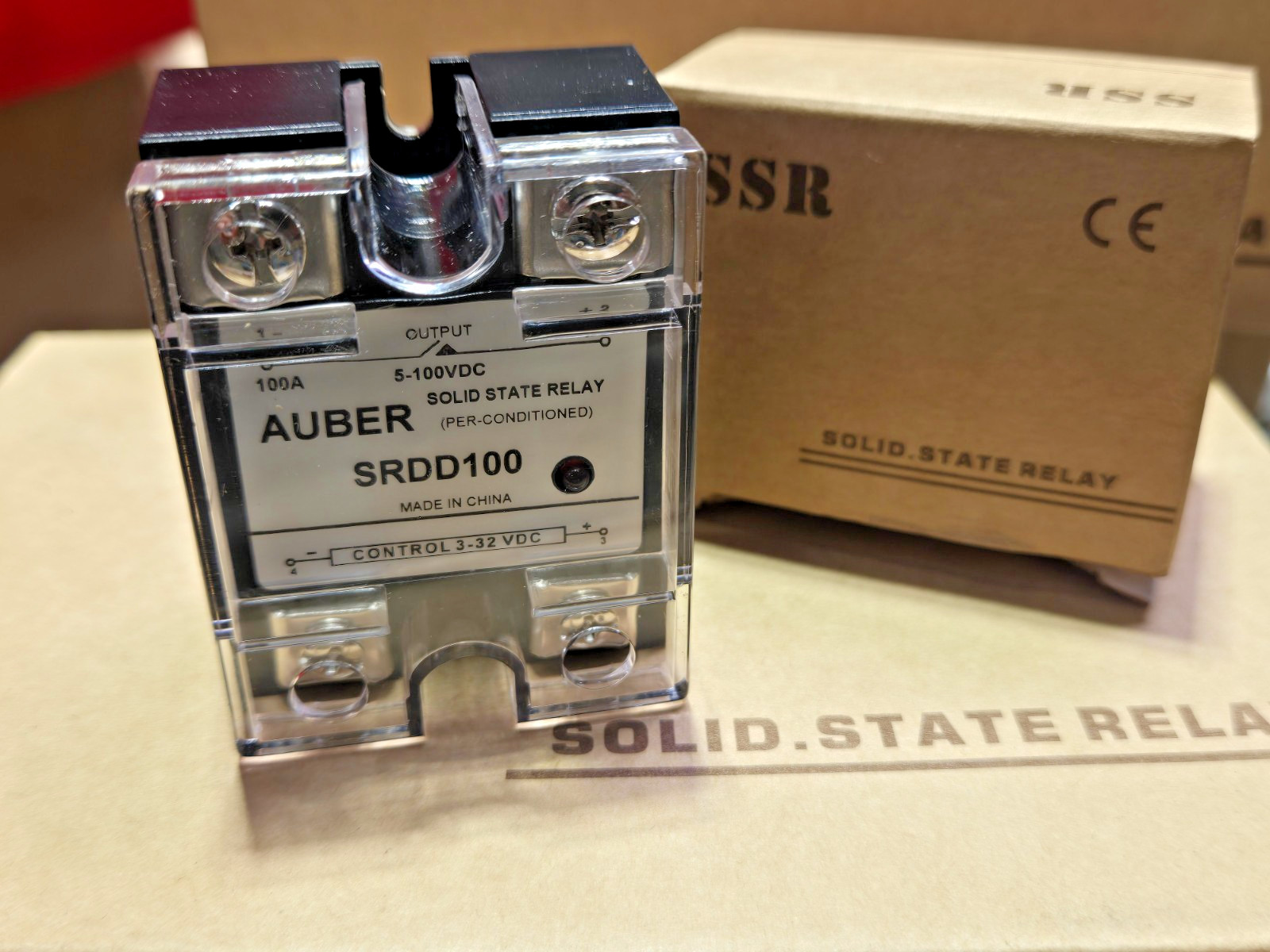 Auber Instruments SRDD100 Solid State Relay – DC to DC NEW