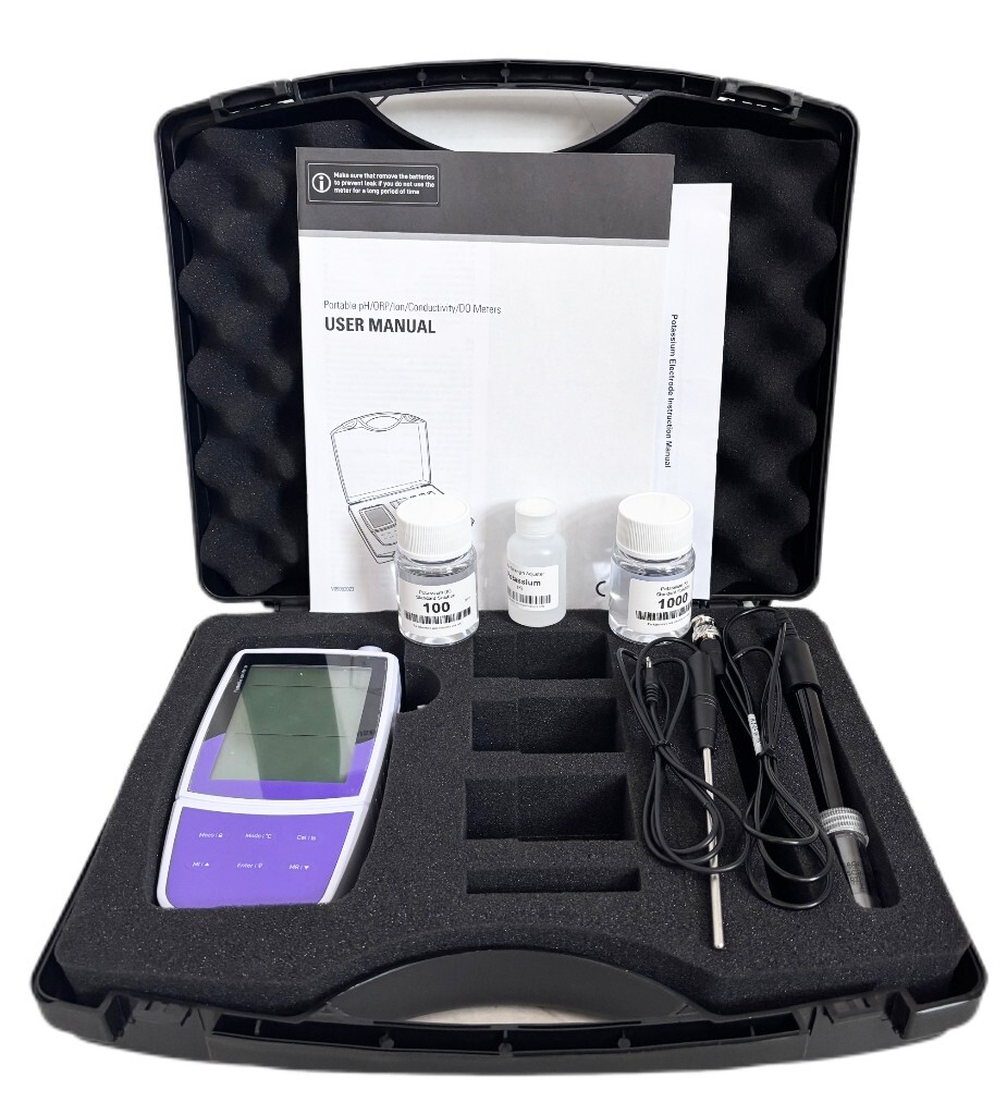 Sodium Ion Meters with 2-5 Calibration Points ±0.5%FS Accuracy Standard Solution