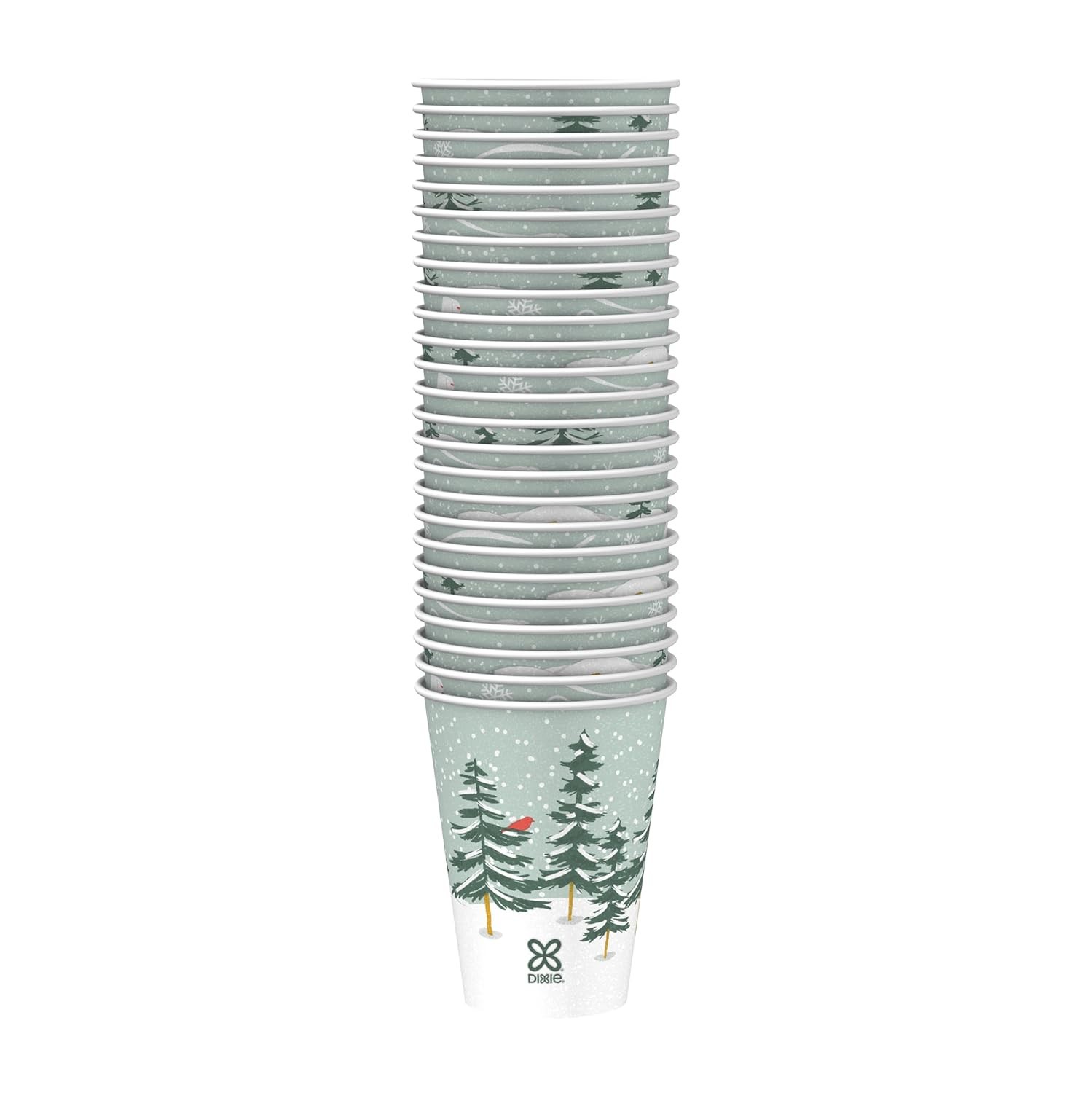 Dixie PerfecTouch 12oz Insulated Paper Holiday Christmas Cups Limited Edition