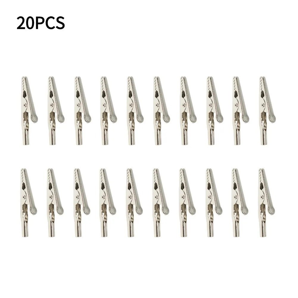 10/20/50Pcs 51mm Stainless Steel Alligator Clips