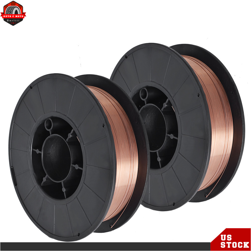 11-lb Roll 2Pack ER70S-6 .030″ (0.8mm) Mild Steel MIG Welding Wire