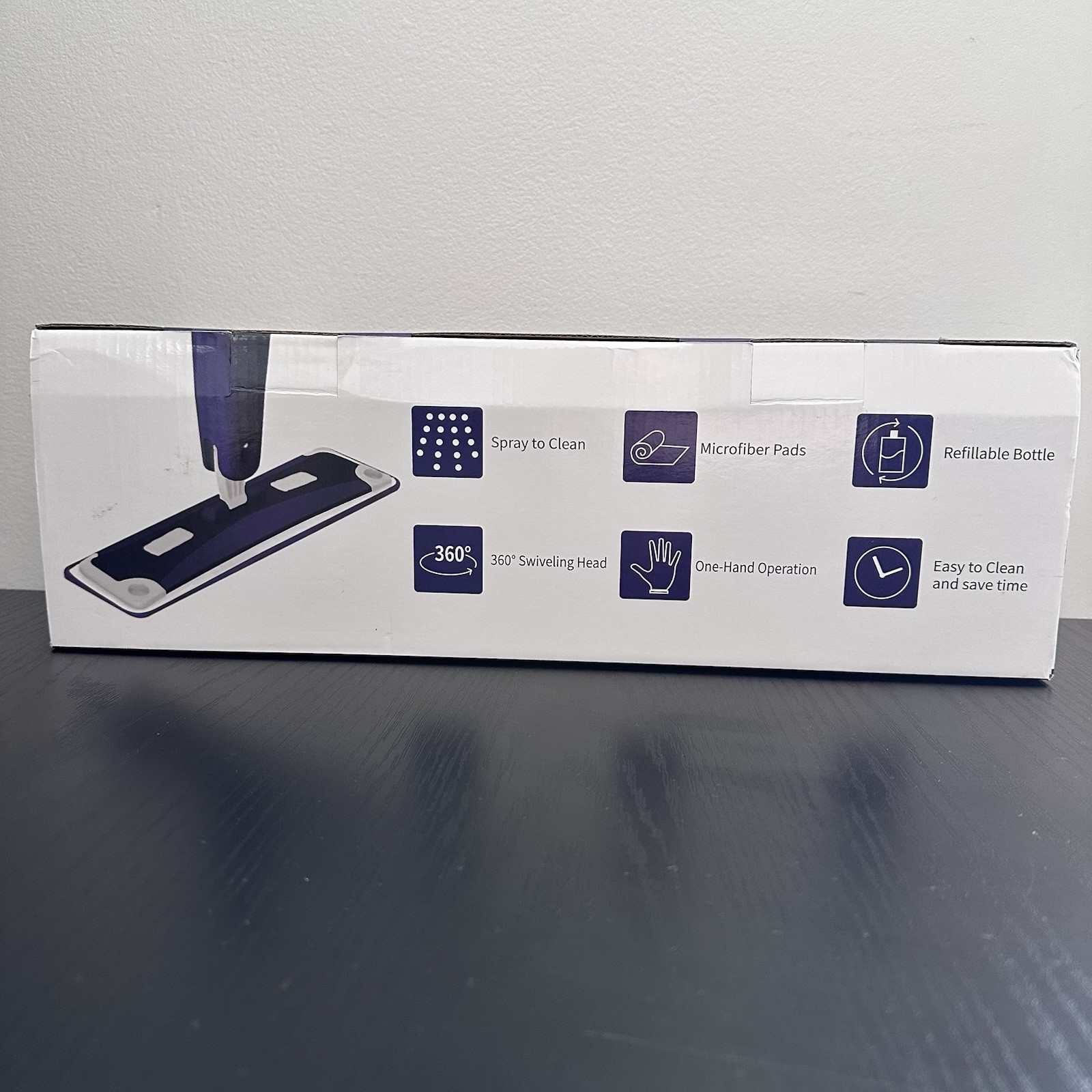 Panda Grip Spray Mop, Purple NEW
