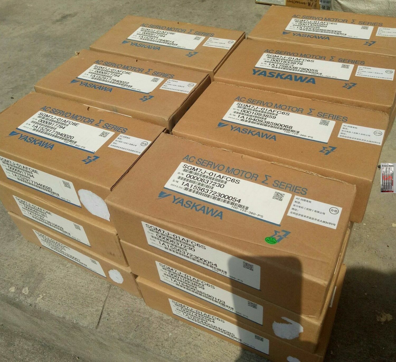 For YASKAWA SGMG-13A2AB SGMG13A2AB Servo Motor New In Box