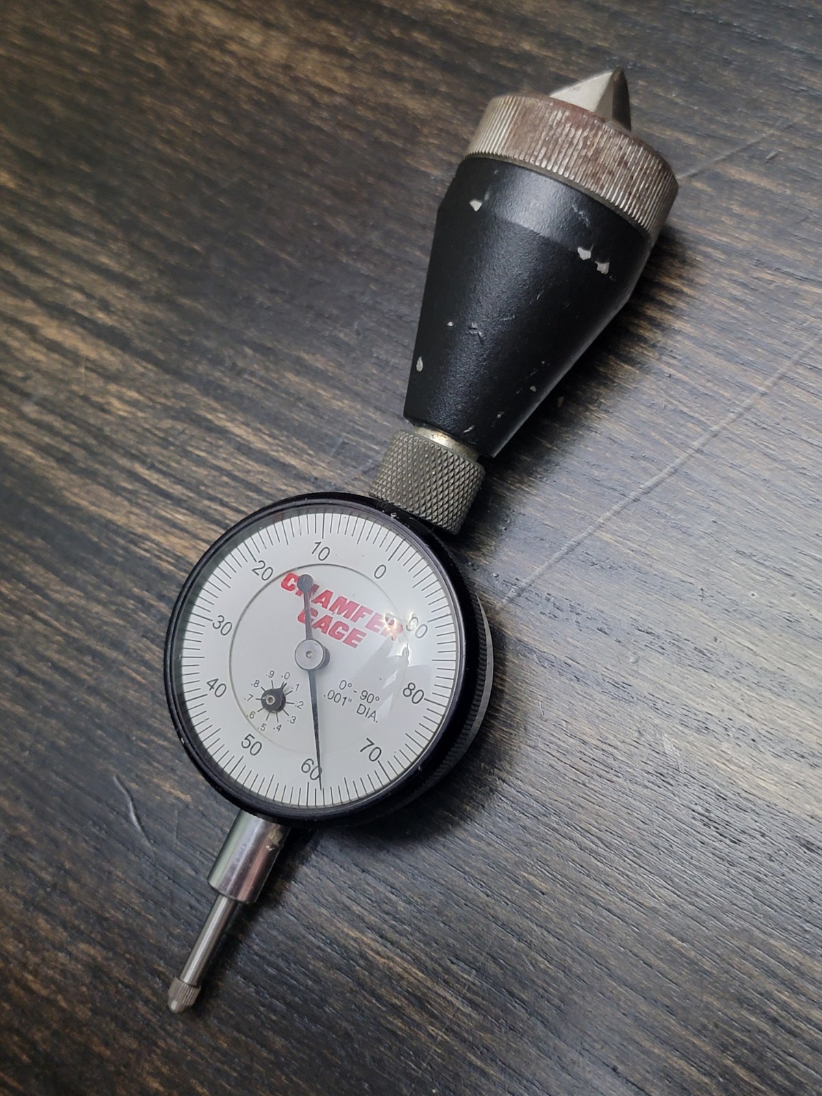 BARCOR INC. Model 1090 0-90 Degree .001″ DIA. Chamfer Gage Made In The USA ?
