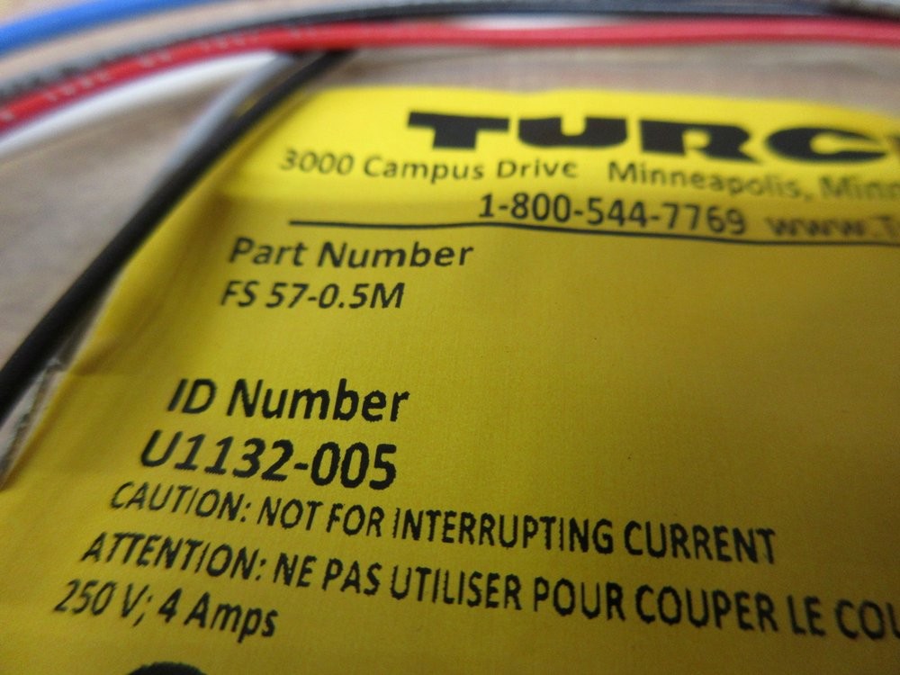 Turck FS 57-0.5M Receptacle U1132-005
