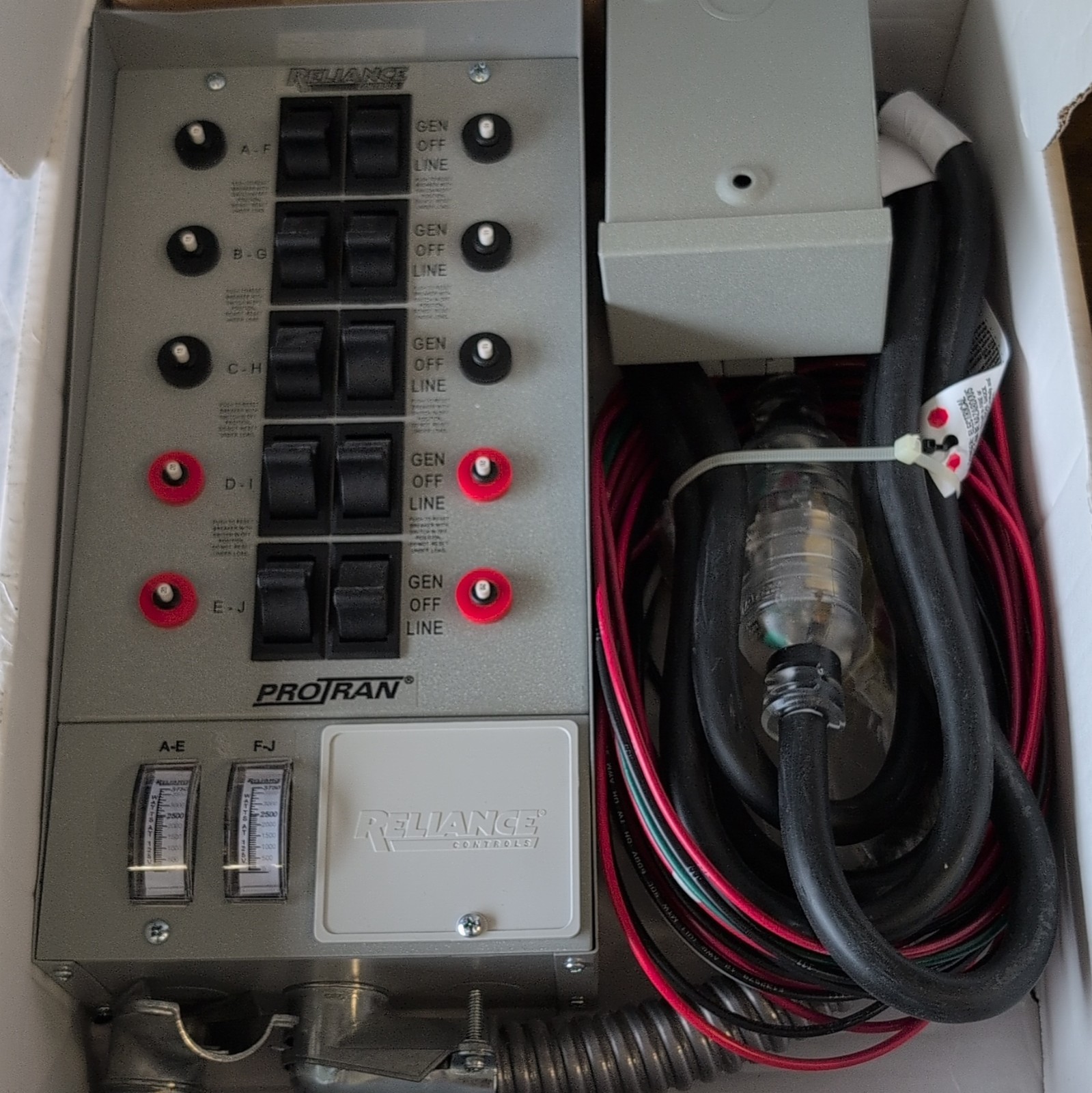 Reliance Controls ProTran Manual Transfer Switch Kit 30A 31410CRK