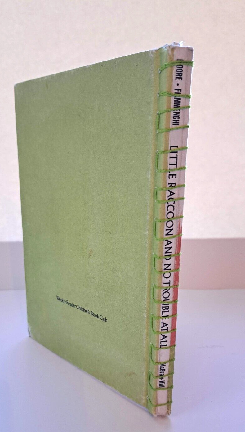 Handmade Junk Journal Cover Title – Little Raccoon & No Trouble ~ Varied Papers