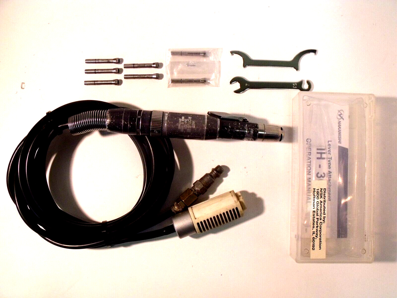 Nakanishi NSK ROTUS III Micro Air Grinder: IM-301 Motor & IH-300 Attachment