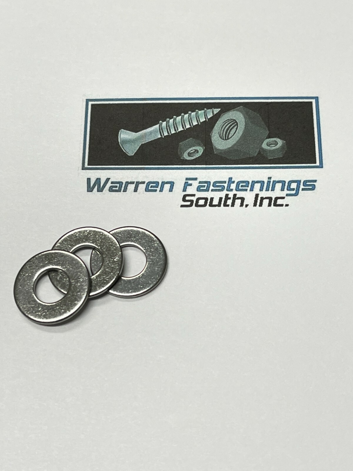 1/4 Inch Flat Washers 18-8 Stainless Steel