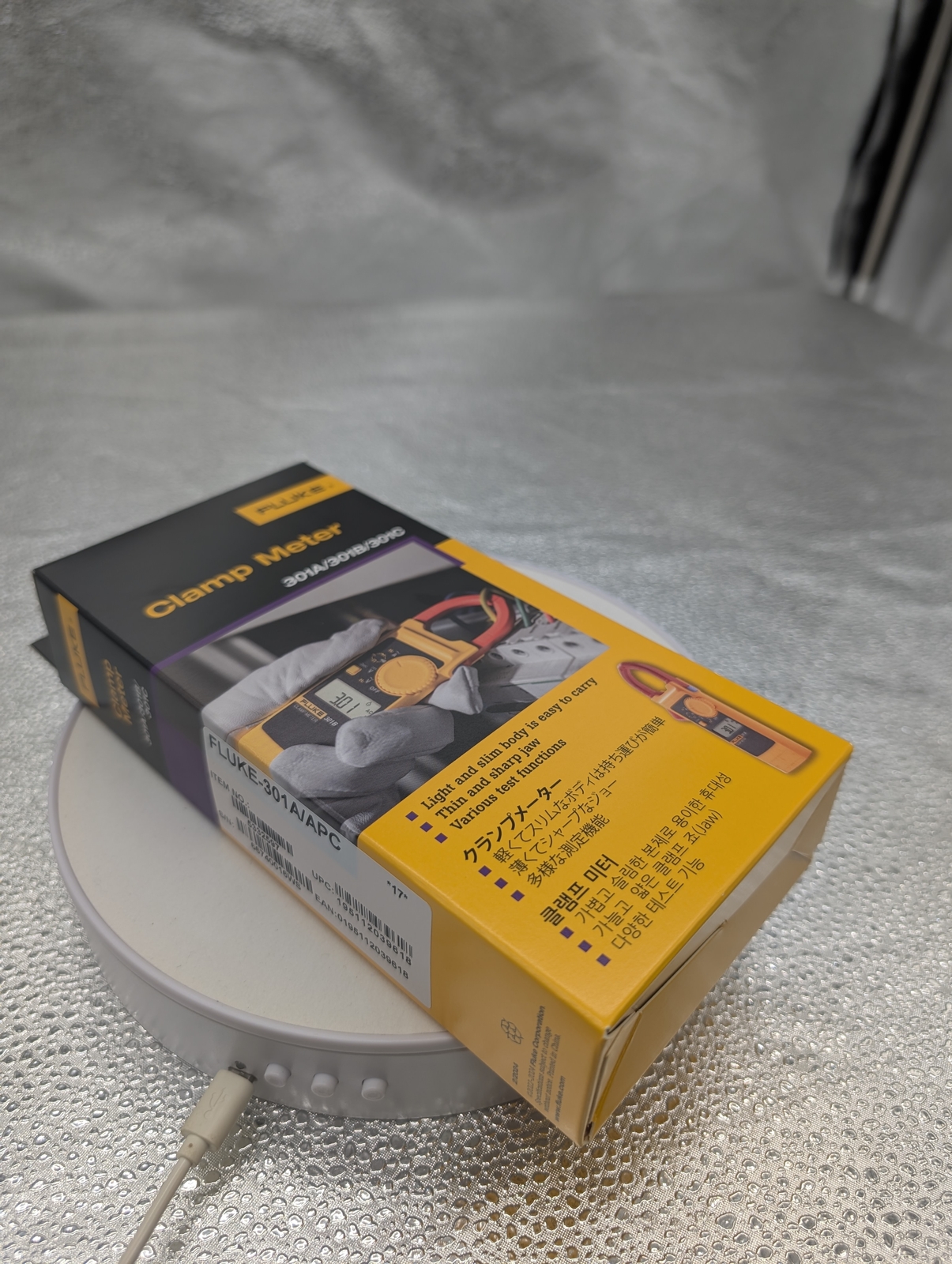 FLUKE Digital Clamp Meter 301A AC current clamp Yellow Electrical Measureme