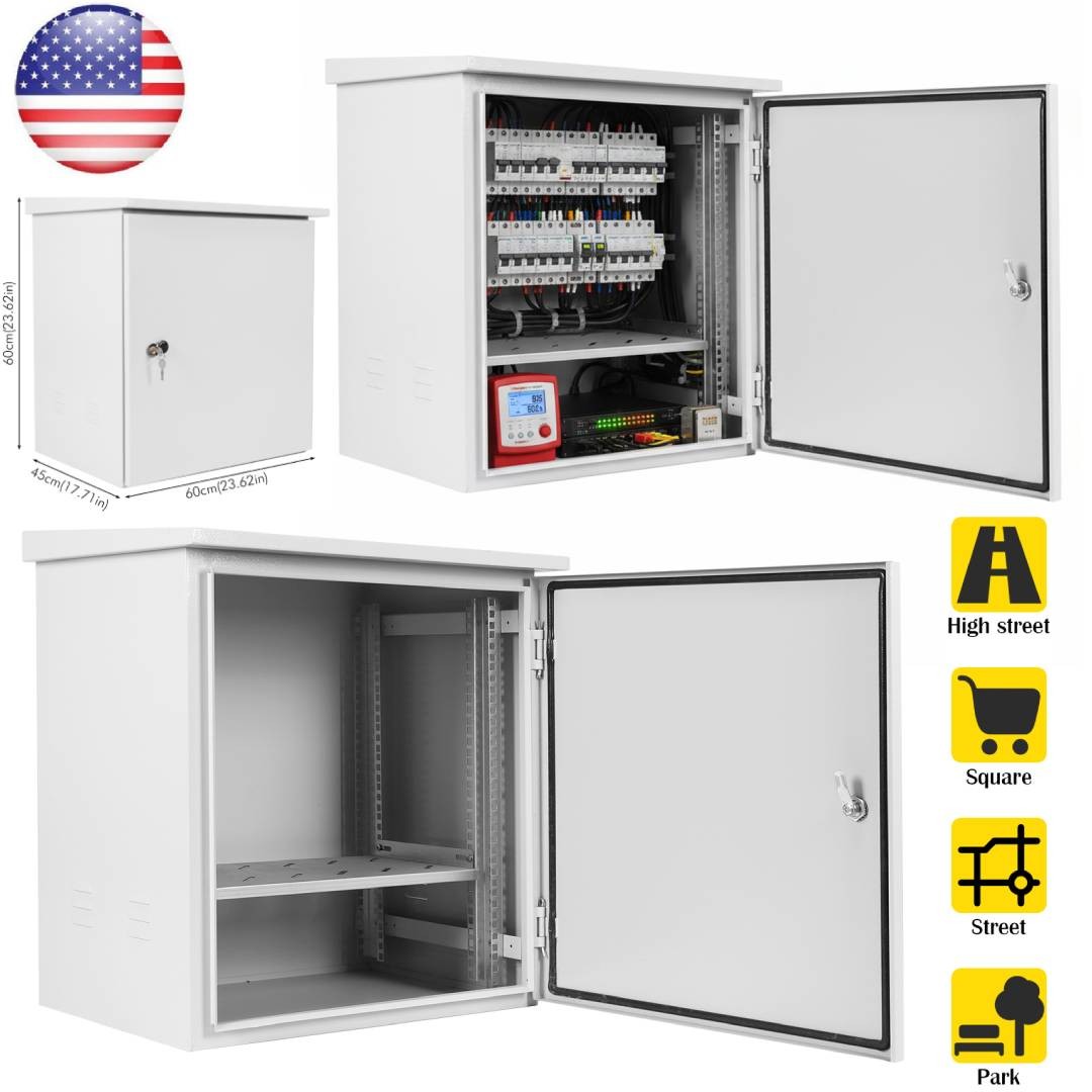 Steel Electrical Box Electrical Enclosure Box 23.62×23.62×17.72» Metal IP55