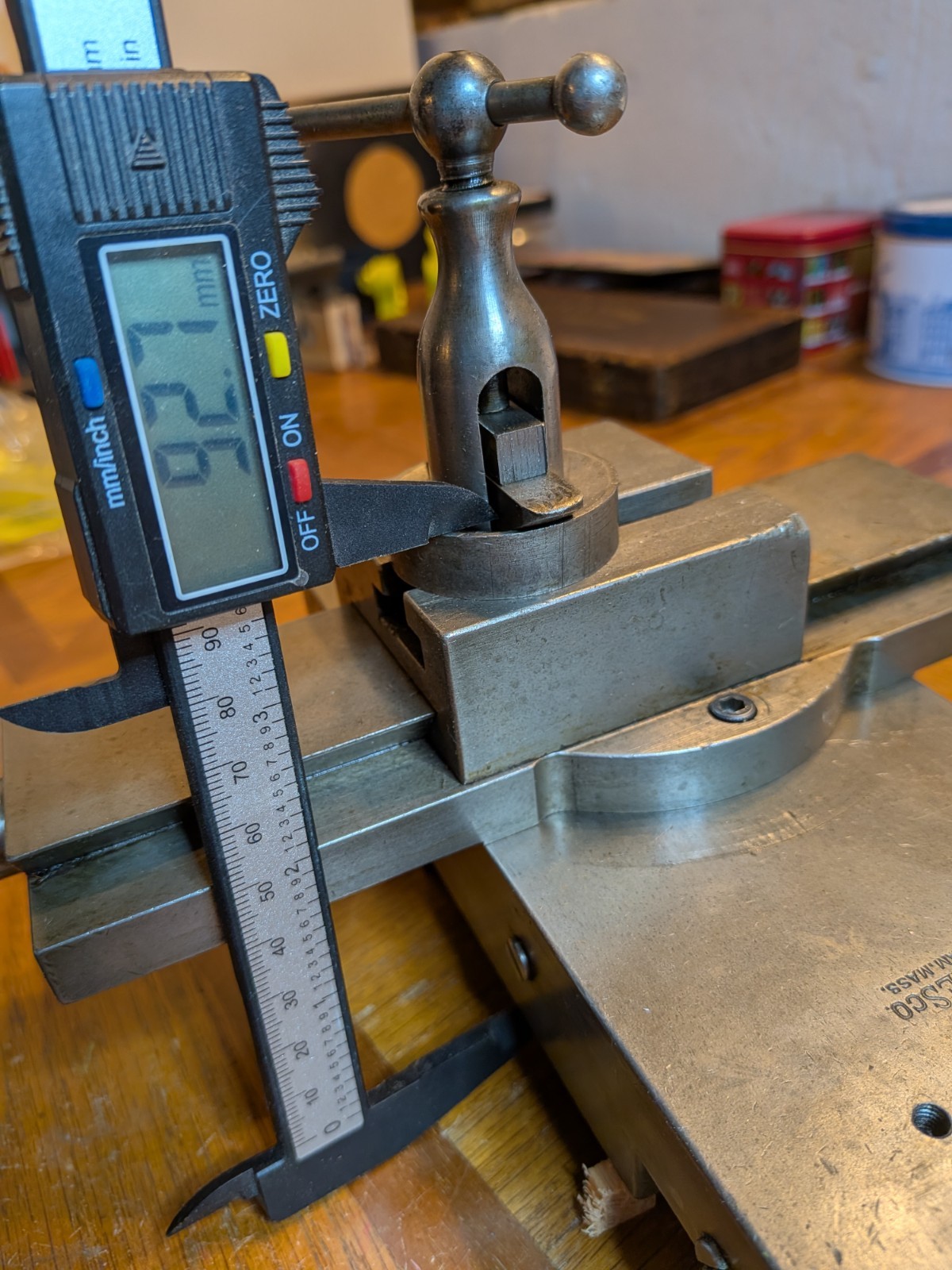Metal Lathe Cross Slide BC Ames Compound Tool Holder