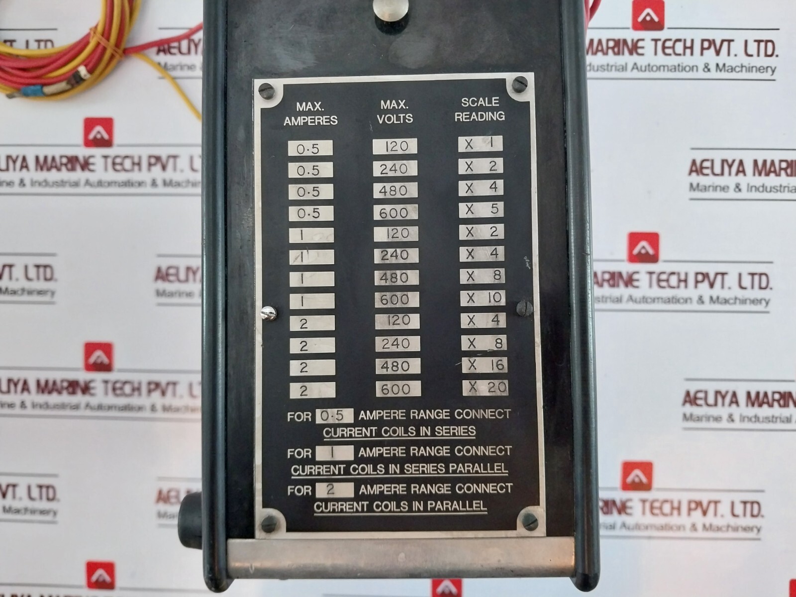 CROMPTON 0 to 60 Watts Single Element Meter, DC-AC 25-400