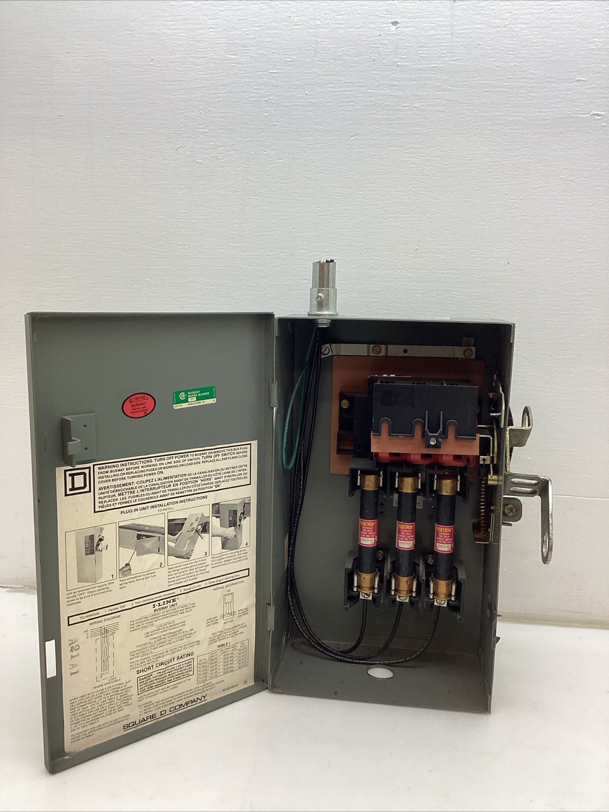 Square D I-Line Busway Unit Series 4 *PQ3603G* 30 Amp 600volts