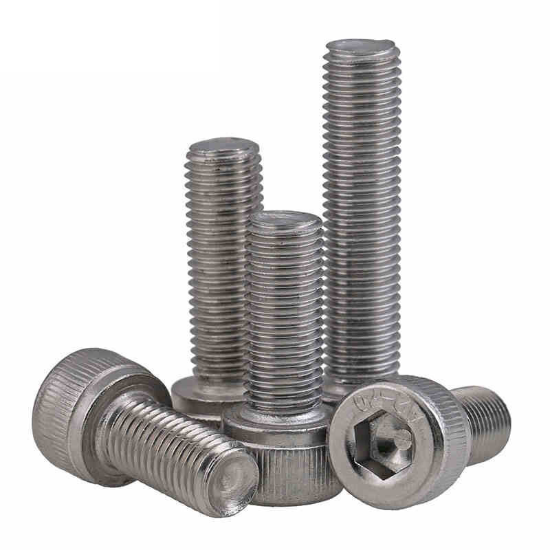 M6 – 0.75 Fine Thread 304 Stainless Steel Socket Head Caps Screws Metric DIN 912