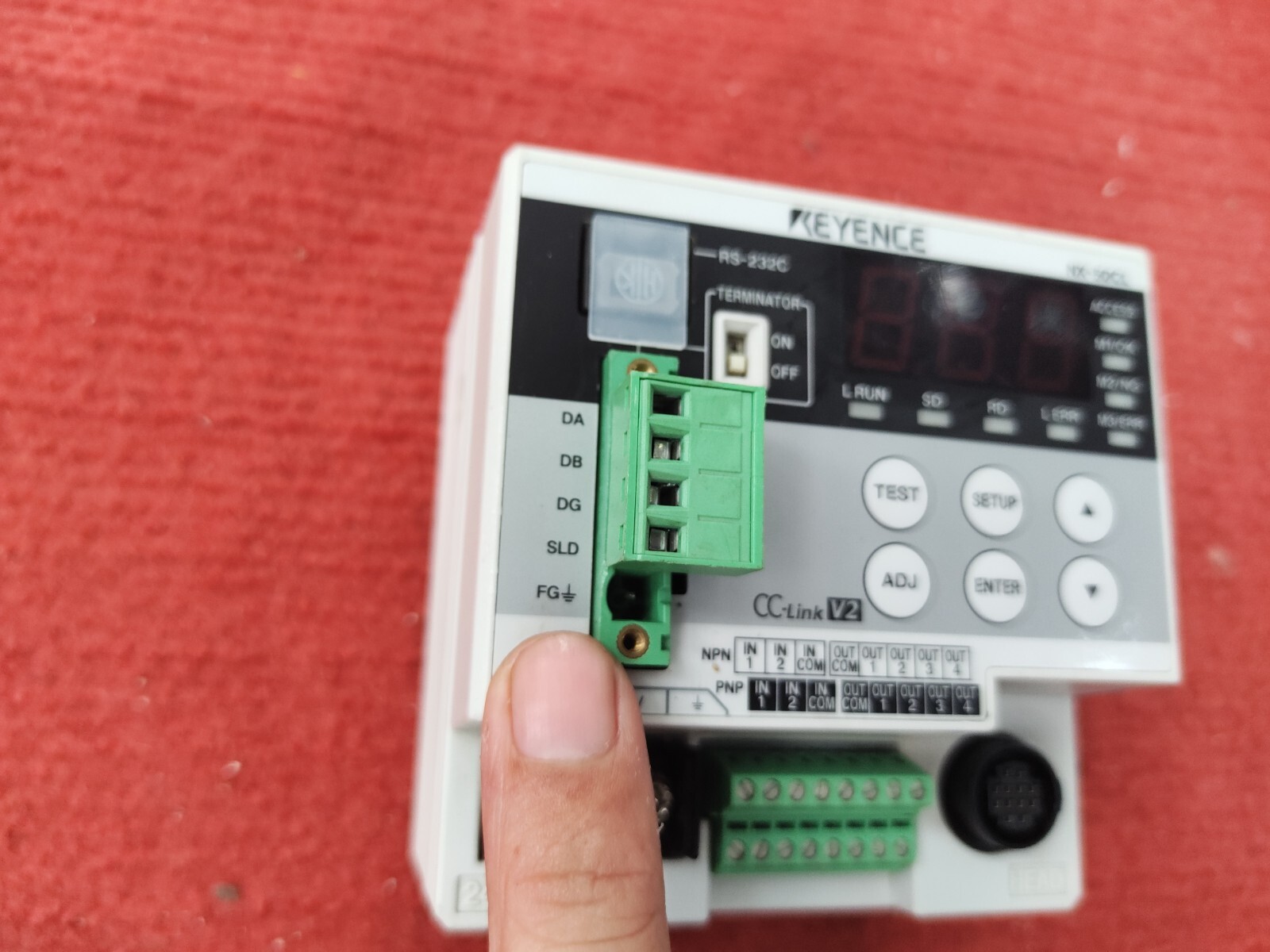 P:MP6 KEYENCE NX-50CL CC-Link code reader controller