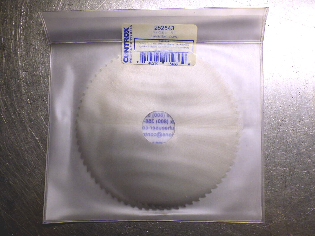 Controx 5″ x 1/32″ Carbide Slot Saw 1″ Arbor 80 Teeth 252543 (LOC693B)