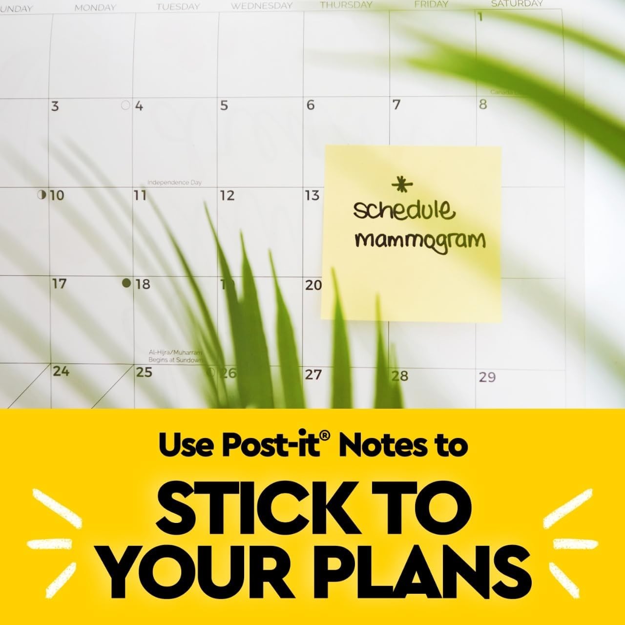 Post-it Notes, 1/3/8 x 1 7/8 in, 24 Sticky Notes Pads, 100 Sheets per Pad, Canar