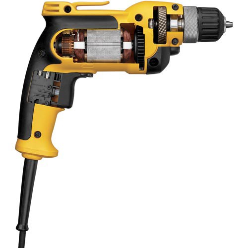 DEWALT 3/8 in. 7 Amp VSR Pistol Grip Drill Kit DWD110KR Certified Refurbished
