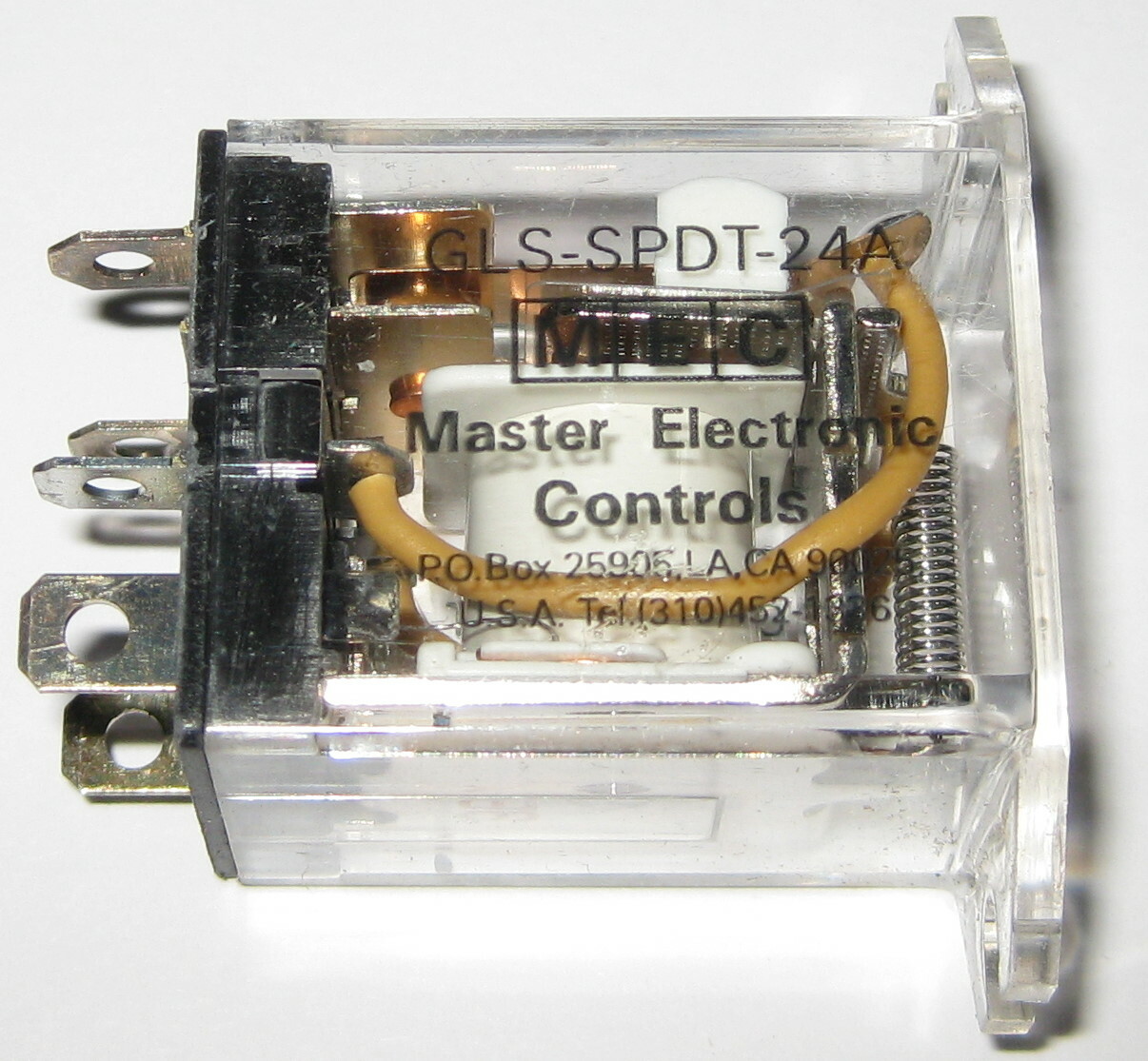 220V AC / 30 V DC 15 A General Purpose MEC GLS-SPDT-24A Relay w/ Mounting Tabs