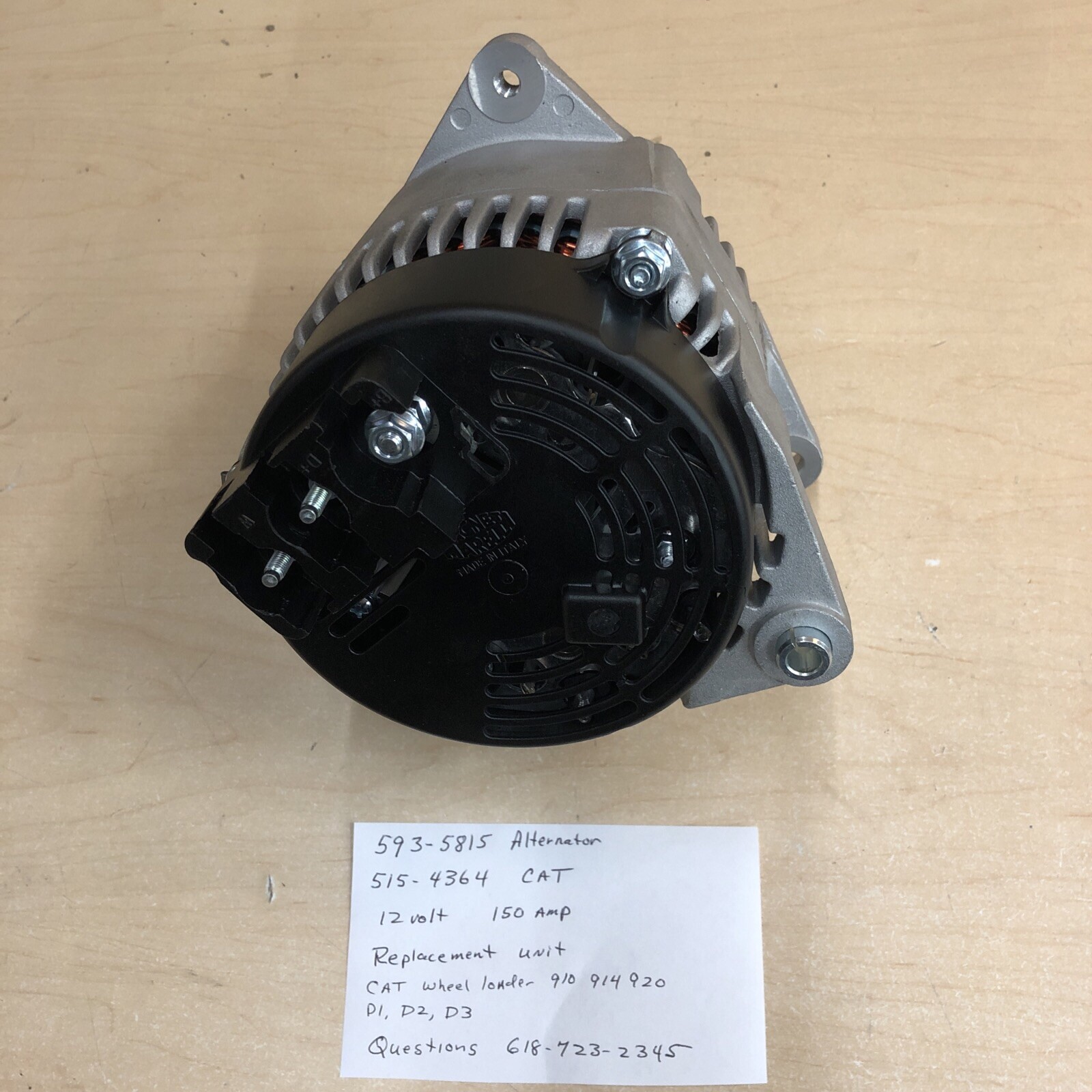 cat 920 loader alternator 593-5815