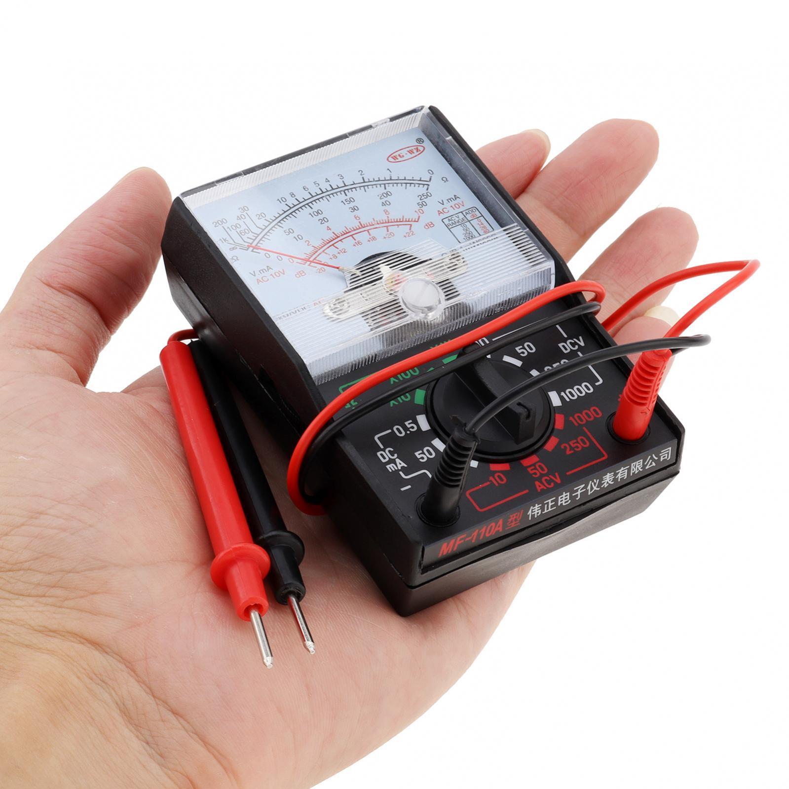 Analog Multimeter AC/DC Voltmeter Ammeter Ohmmeter Tester Meter OHM Volt US