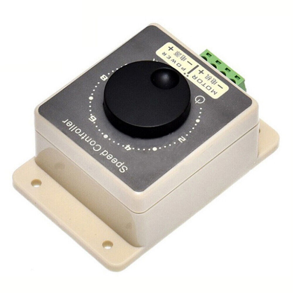 PWM DC Brush Motor Speed Regulator 12V 24V 48V 20A Waterproof Controller 10-60V