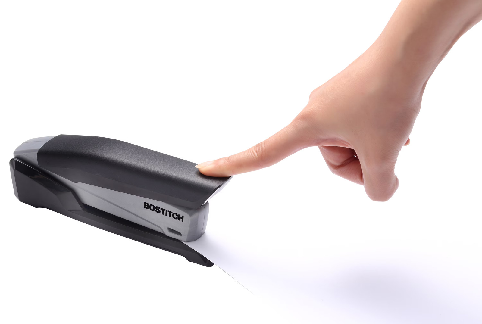 Bostitch Desktop Stapler One-Finger Technology Jam-Free Standard Staples