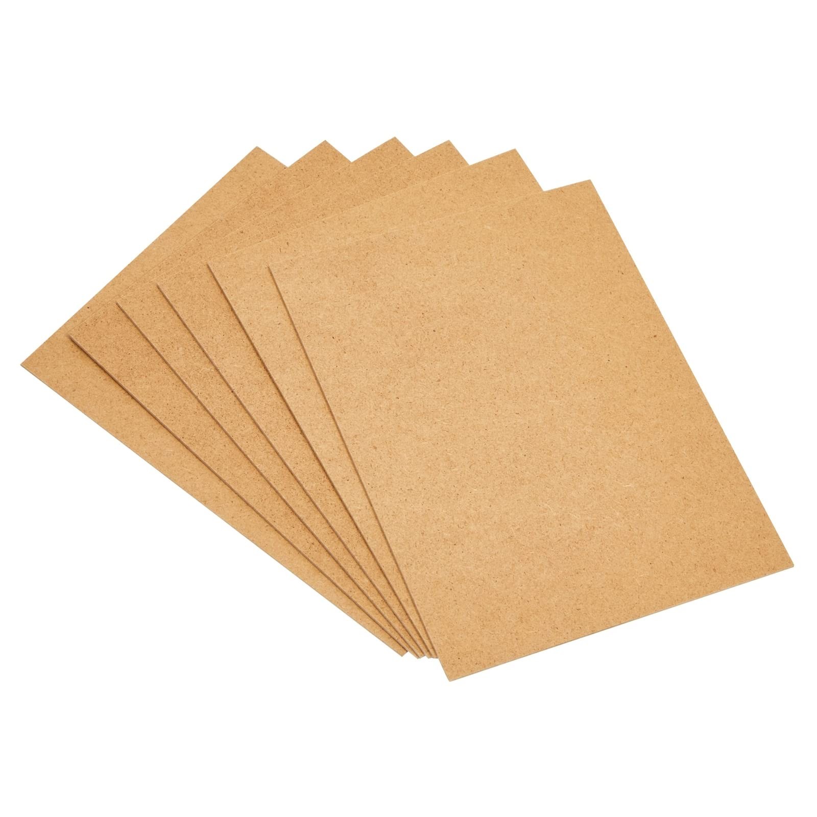 Juvale MDF Board Sheets – 30 Pack, 2mm Thin, 6 x 8 in, Brown – brown