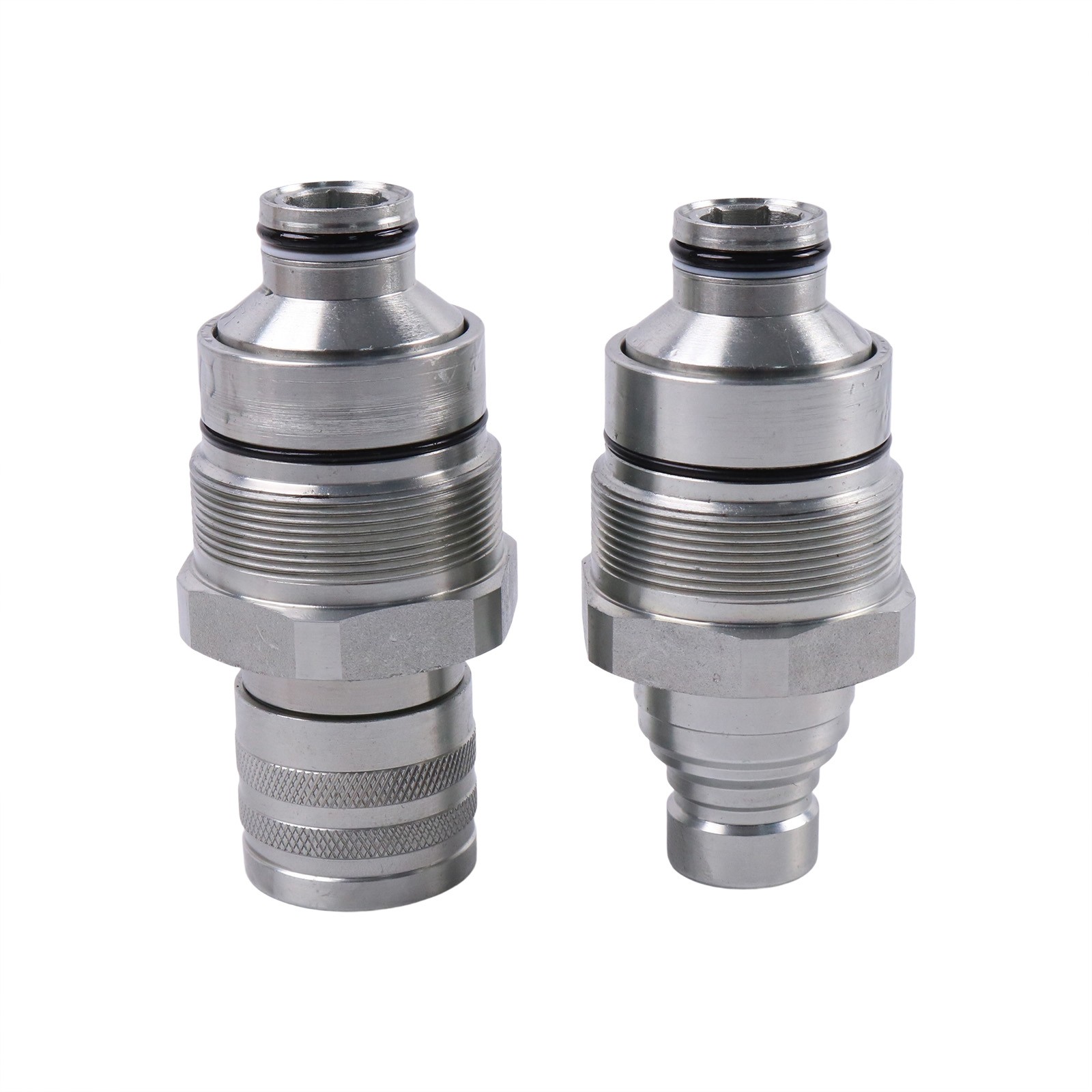 Flat Face Coupler Kit AT406474 AT406475 for John Deere 319E 323E 325G 329E 331G