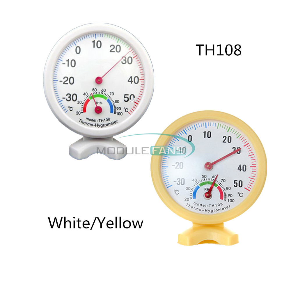 Large Dial Indoor TH108 Hygrometer Humidity Thermometer Temp Temperature Meter