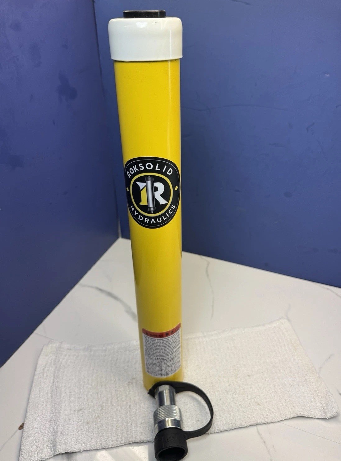 10 ton 14 inch stroke single acting cylinder with internal return spring HD NEW!