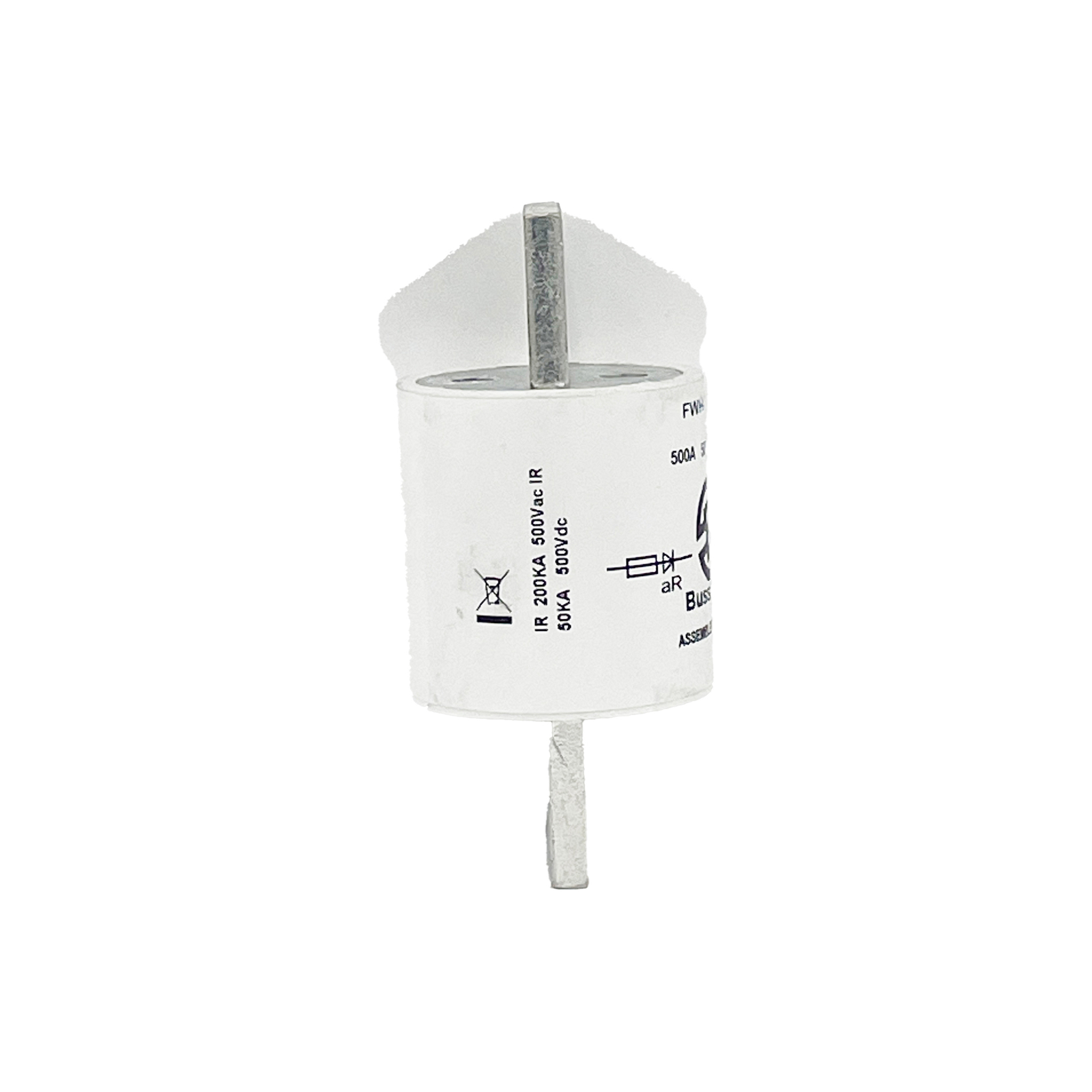 NIB – BUSSMAN – FWH-500A – High Speed Fuse with 500A, RMS, up to 750V