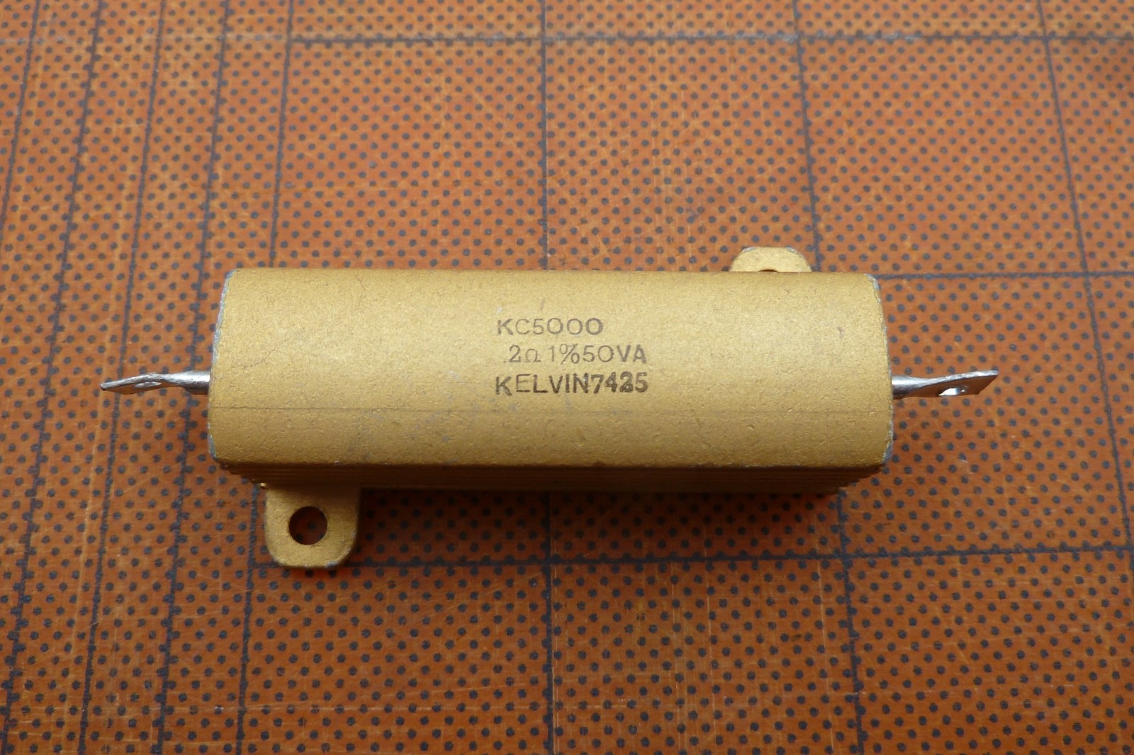 Resistor 0.2 Ω 50 Watts 1% Kelvin KC5000 (7 pcs) RH-50 Style