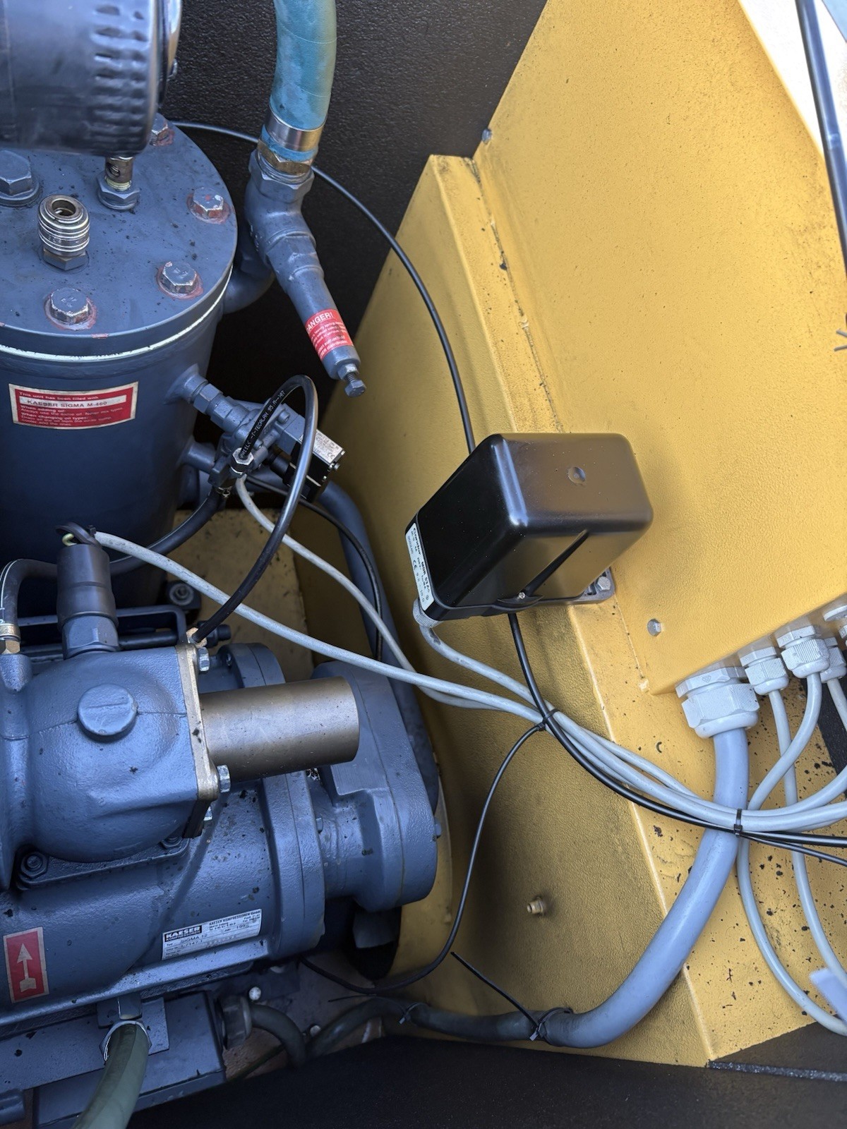 ^USED 15 HP KAESER SK-19 ROTARY AIR COMPRESSOR