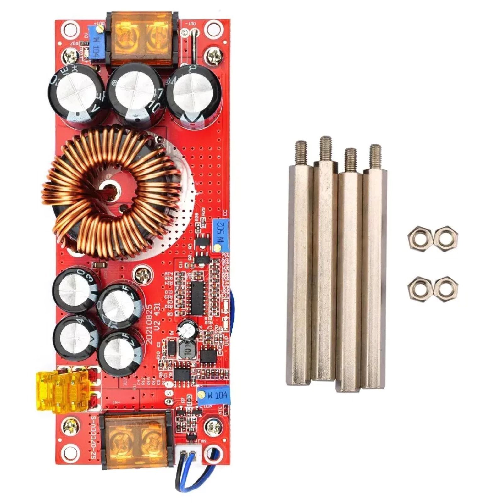 1800W 40A DC-DC Boost Converter Step Up Power Supply Module 10-60V to 12-90V