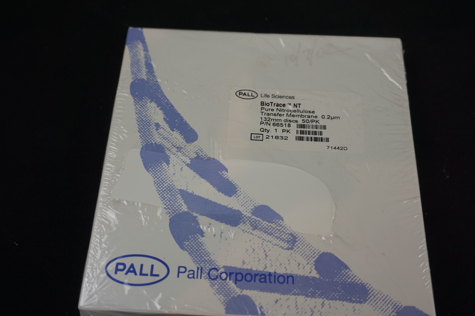 PALL 66518 BIOTRACE NT 0.2µm 132MM TRANSFER MEMBRANE DISCS 132 MM 50/PK NEW