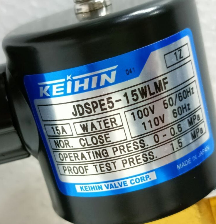 KEIHIN JDSPE5-15-WLMF 15A 100-110V 50/60Hz SOLENOID VALVE NEW FAST SHIPPING